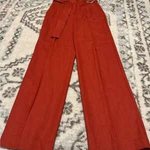 House of Harlow 1960 Terracotta Wide Leg Pants